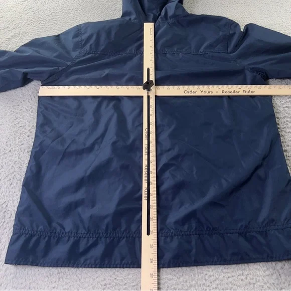 Walt Disney World Windbreaker Jacket Womens Large Blue Mickey Hooded Full Zip - Picture 4 of 11